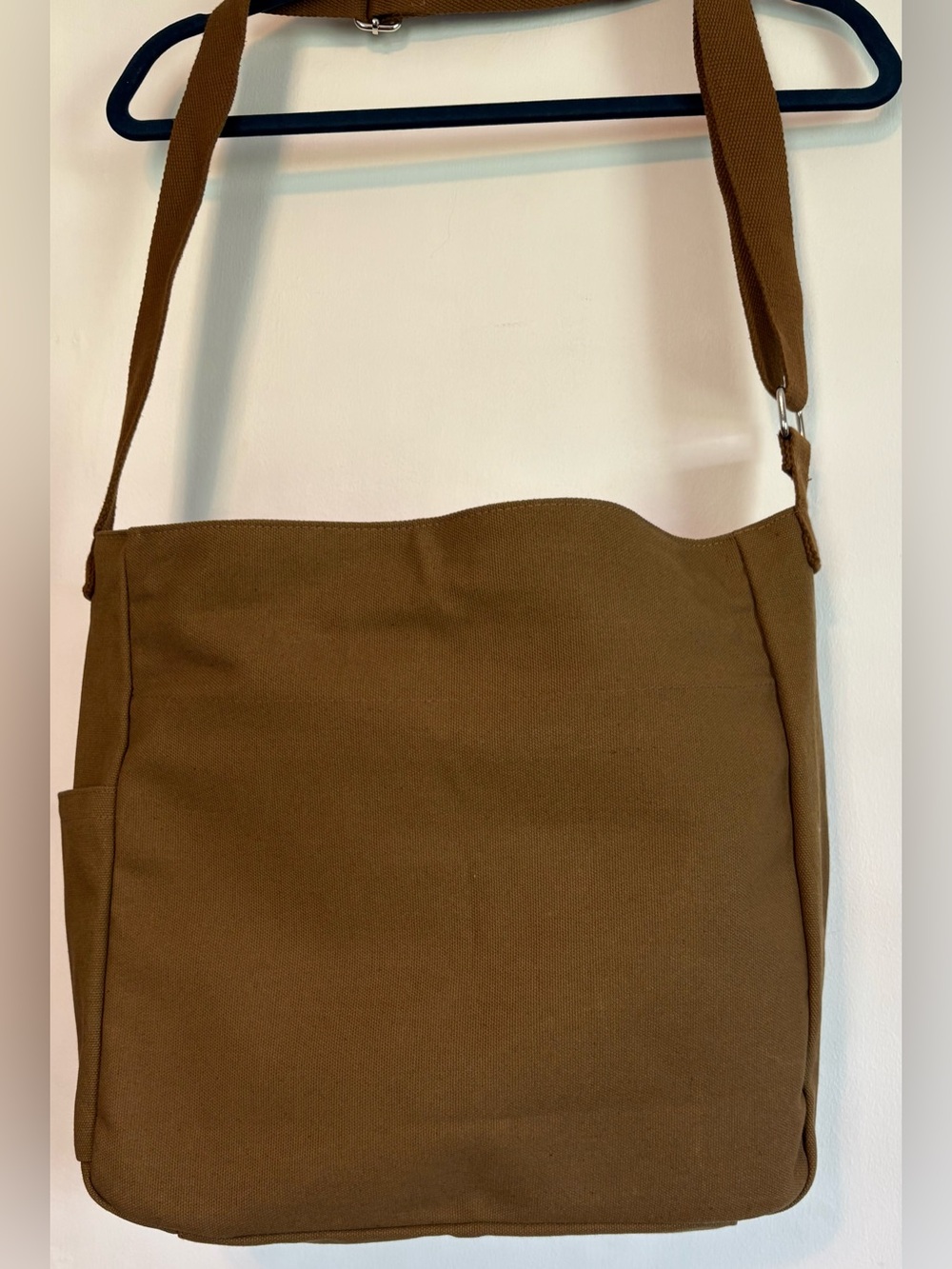 KALIDI canvas tote bag- brown- crossbody